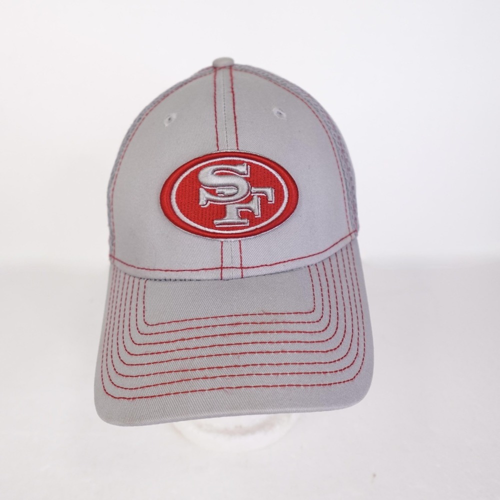 San Francisco 49ers Hat Cap Fitted Mens S M NFL Gray Football New Era